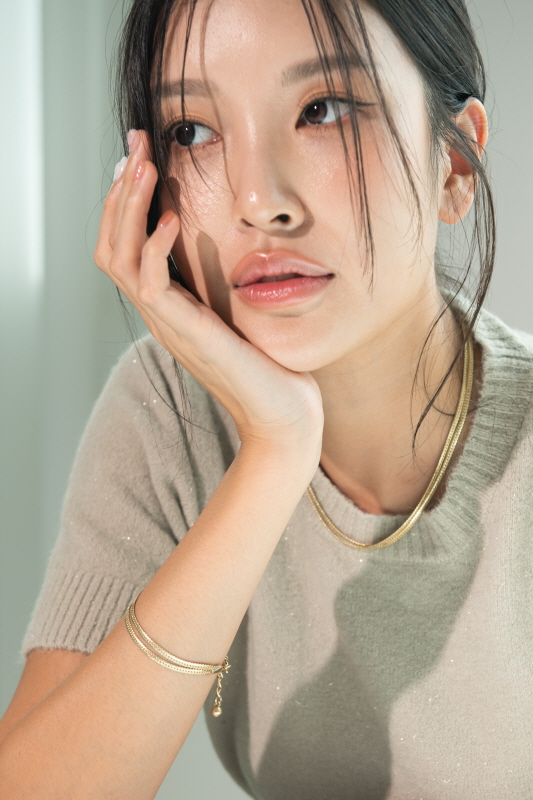 800px 스네이크 두줄체인 set 목걸이 팔찌 KCJ 6817
