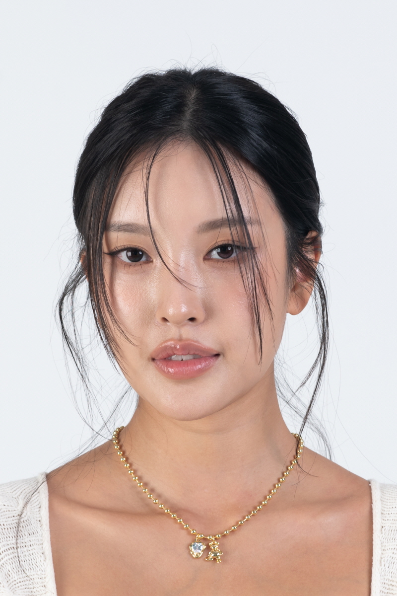 800px곰돌이큐빅팬던트 볼목걸이 KCJ 6573
