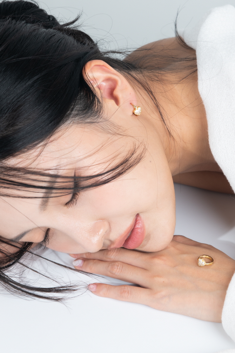 800px 대표모델 하트포인트 큐빅원터치 귀걸이 KCJ 7355