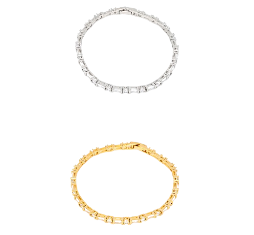 바게트 3mm 테니스 팔찌 골드 실버 2 removebg preview