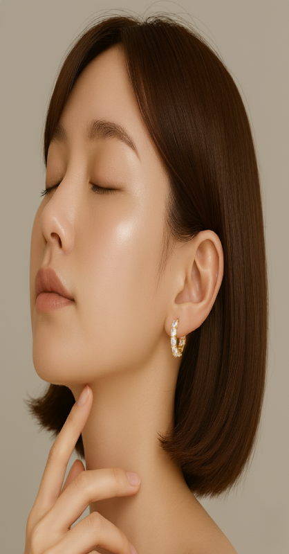 풀큐빅 라운드원터치 귀걸이 4 800px