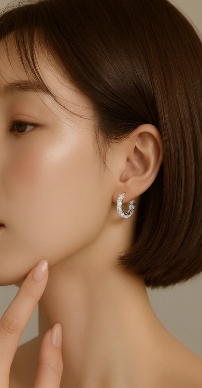 풀큐빅 라운드원터치 귀걸이 5 800px